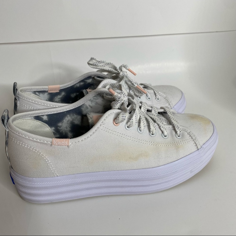 White Ked’s Tripple Up Platform Sneakers - Picture 6 of 14